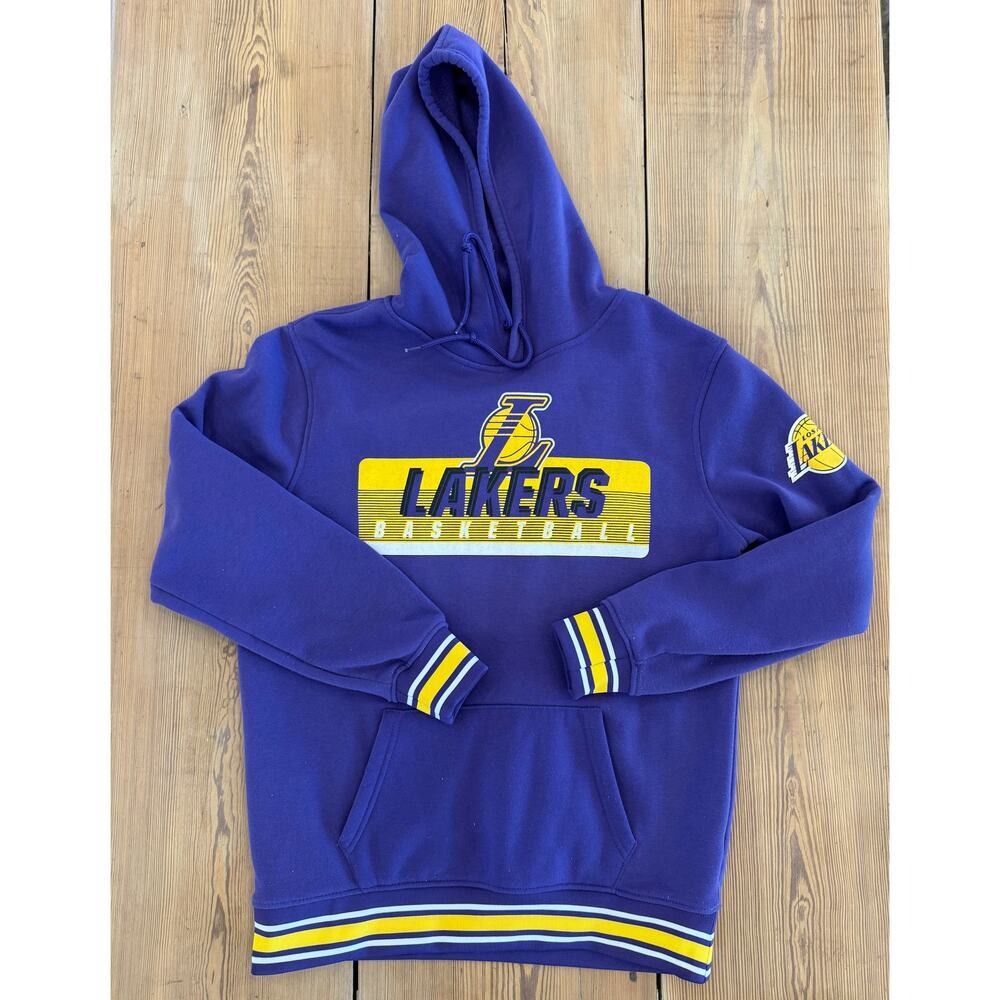 NBA LA Lakers Hoodie Medium Purple Yellow Gold‎